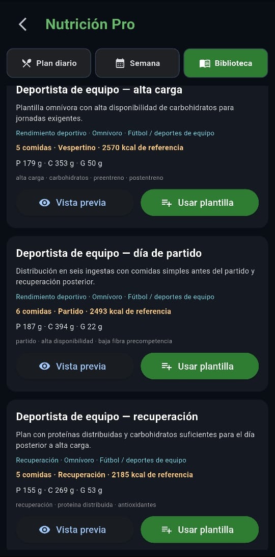 Nutrición deportiva en SciApex Pro